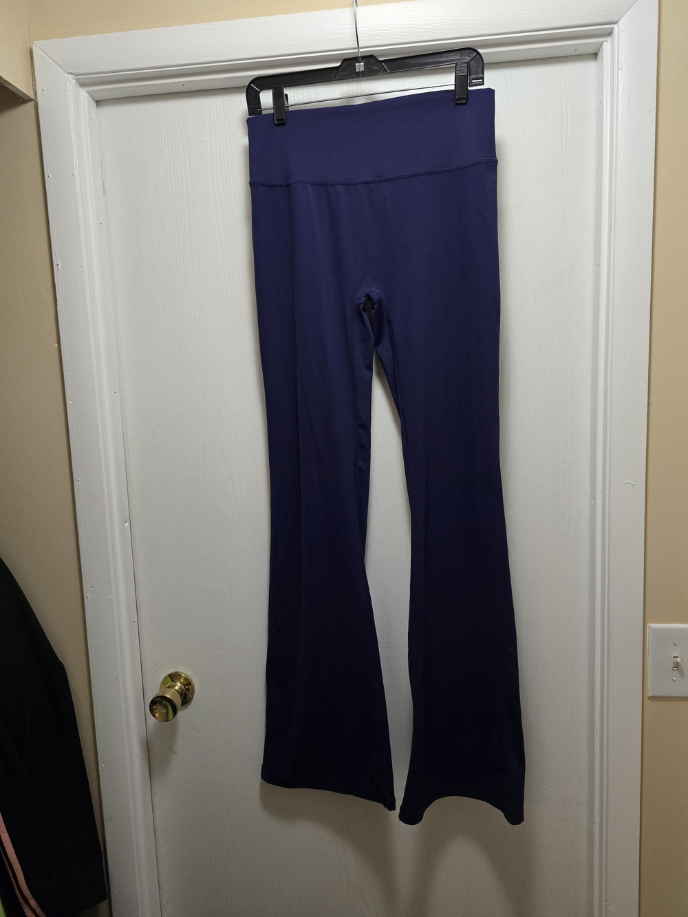 Source Unknown Deep Blue High-Waist Flare Leggings